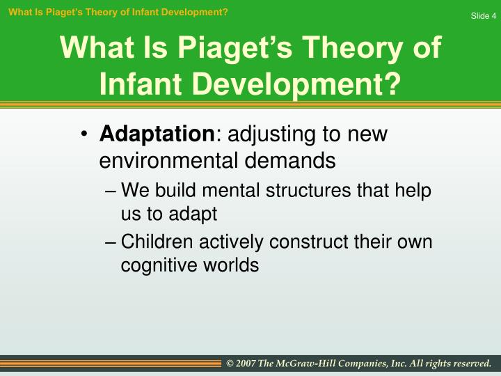 Piagets Theory of Infant Development