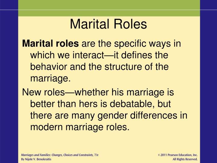 marriage and gender roles marriage and gender roles