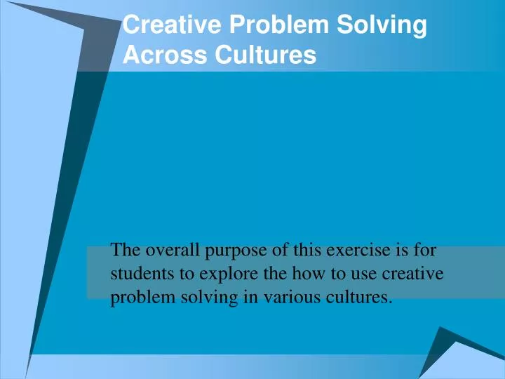 Problem Solving Creativity