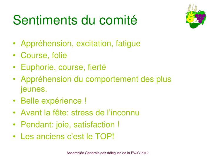 Rencontres fvjc
