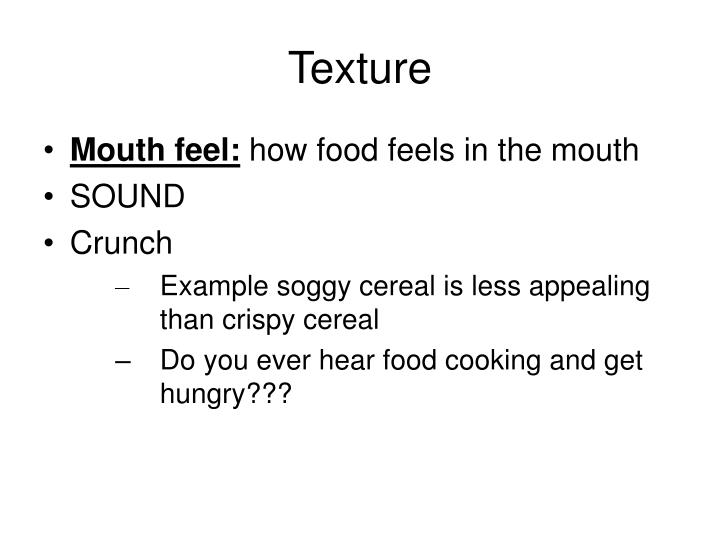sensory evaluation of food pdf