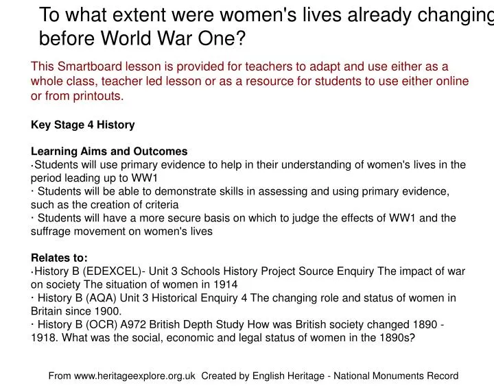 wwi effect on status of women wwi effect on status of women