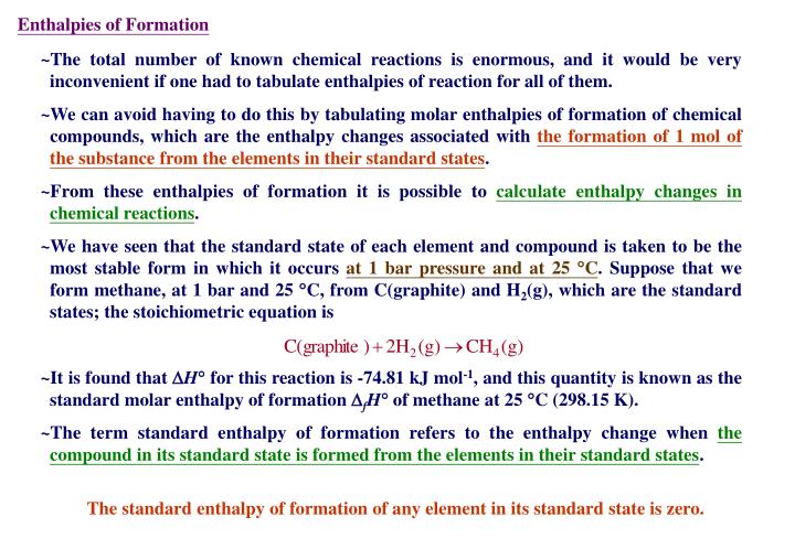 Standard Enthalpy Change Of Formation Water Equation Jennarocca Equation For Standard Enthalpy Change Of Formation Methanol