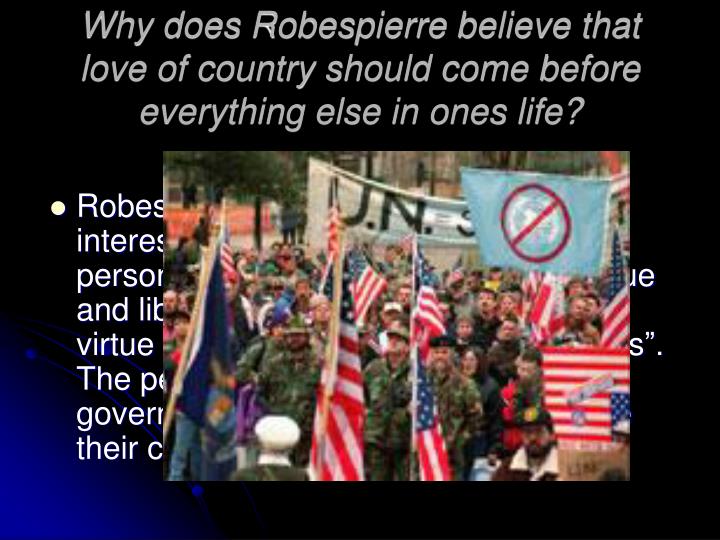 Robespierre justification of terror essay