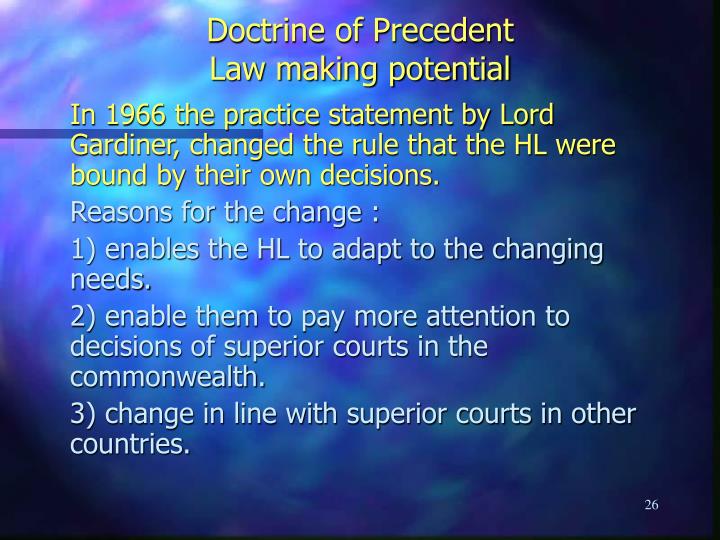 PPT - English Legal System Judicial Precedent PowerPoint Presentation ...