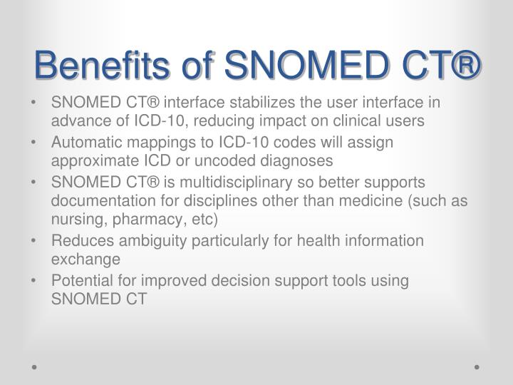 literature review of snomed ct use