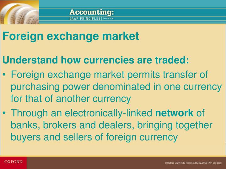 Forex market ppt 2010