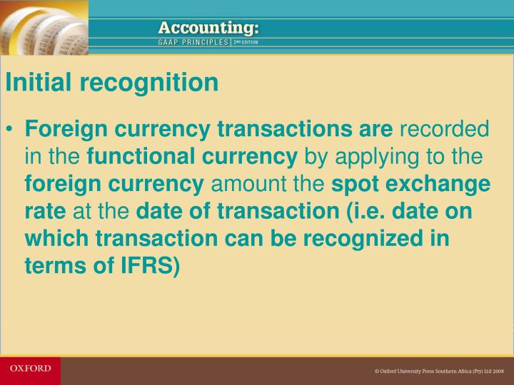 Foreign exchange transaction