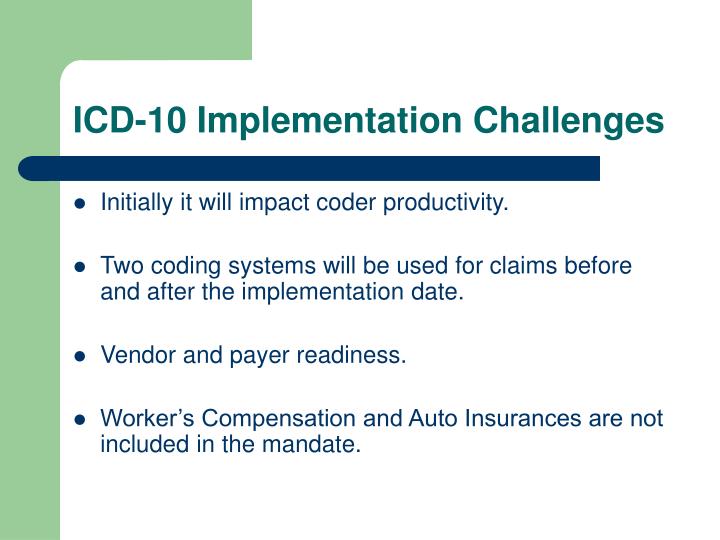 Icd-10 implementation date Semantische Interoperabilität und der NUTZEN von SNOMED CT