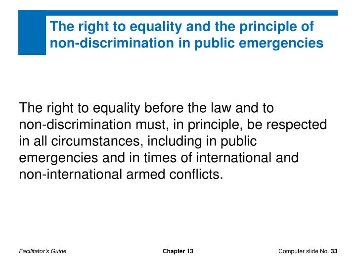 ppt chapter 13 the right to equality and non ppt chapter 13 the right to equality and non