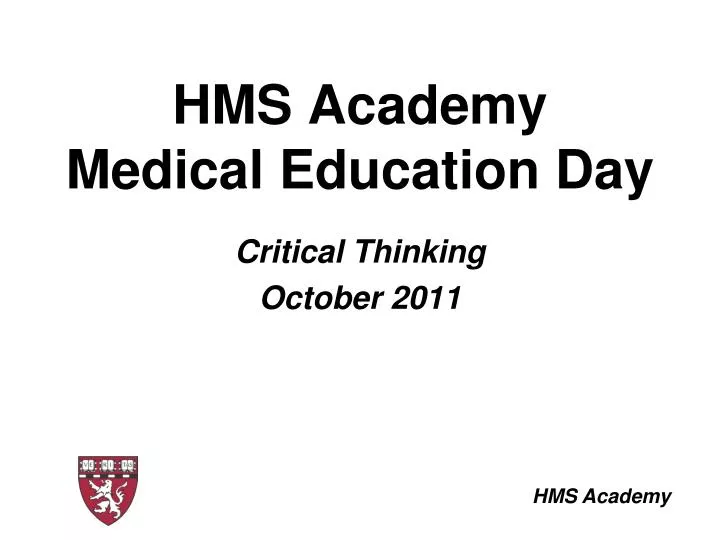 Critical Thinking In Healthcare