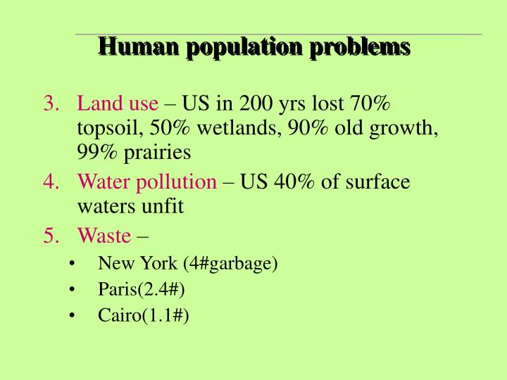 factors affecting human population growth pdf