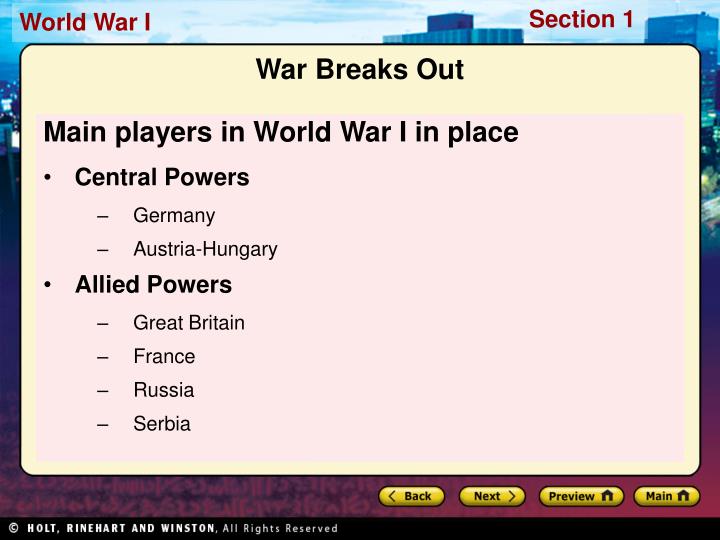 why did war break out in 1914 2008-11-8 war is declared boom the deep notes of big ben rang out into the night, the first strokes in britain's most fateful hour since she arose out of the deep. why did war break out in 1914 2008-11-8 war is declared boom the deep notes of big ben rang out into the night, the first strokes in britain's most fateful hour since she arose out of the deep.