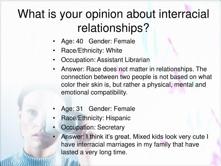 show off your cock what is your opinion on interracial dating