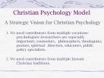 PPT - Comparing The Five Views Christians Take To Psychology PowerPoint ...