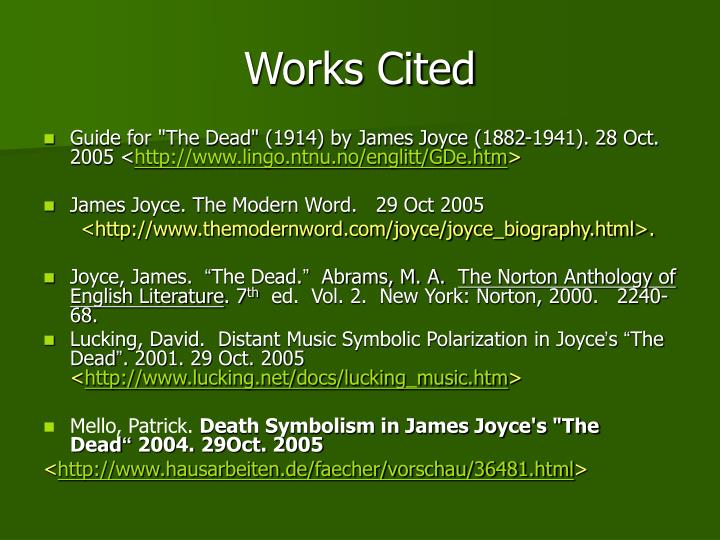 a literary analysis of the dead by james joyce Literary analysis of the short story the dead by james joyce summary & analysis last literary analysis of the short story the dead by james joyce story literature network james joyce the dead short story contest. a literary analysis of the dead by james joyce Literary analysis of the short story the dead by james joyce summary & analysis last literary analysis of the short story the dead by james joyce story literature network james joyce the dead short story contest.