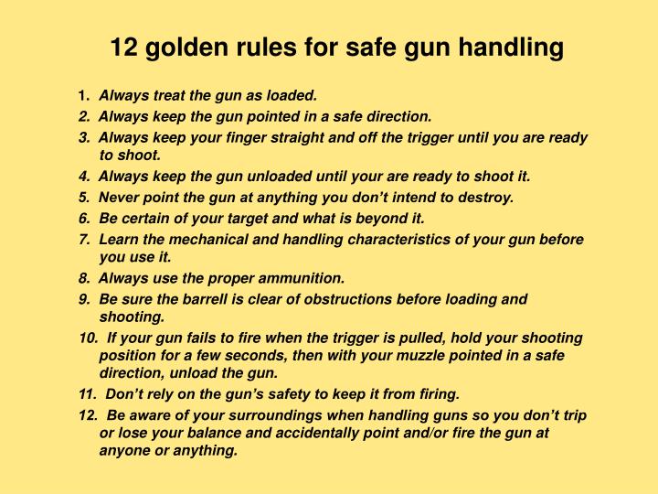 PPT Gun Safety Gun Etiquette And Gun Storage Protocols Everyone patriot-patch-co-gun-safety-rules-shooting-range-sign-firearms-safety
