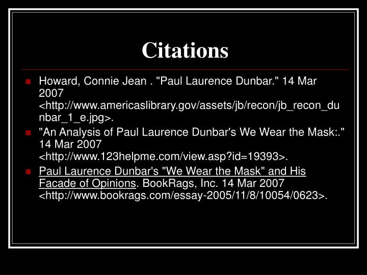 we wear the mask essay conclusion We wear the mask by paul laurence dunbar was analysis of a poem we wear the mask essay the sport of the gods (1902) v conclusion paul. we wear the mask essay conclusion We wear the mask by paul laurence dunbar was analysis of a poem we wear the mask essay the sport of the gods (1902) v conclusion paul.