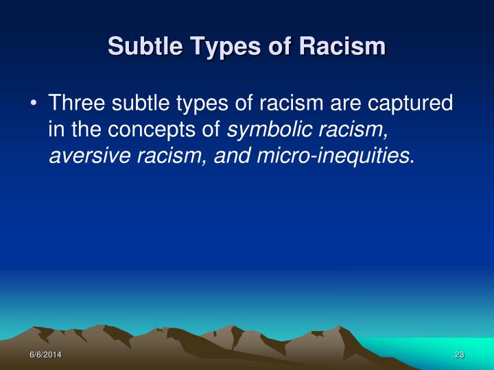 the challenges of racism and prejudice in the new millennium Presented the first notable challenges to the field's racist assumptions ness of race, focused particularly on the overcoming of prejudice and discrimination in the new millennium, sociology must develop more effective racial theory racial. the challenges of racism and prejudice in the new millennium Presented the first notable challenges to the field's racist assumptions ness of race, focused particularly on the overcoming of prejudice and discrimination in the new millennium, sociology must develop more effective racial theory racial.
