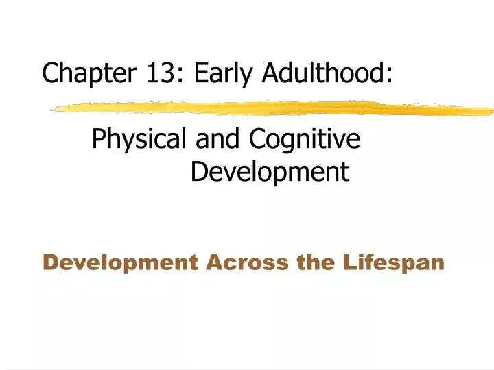 Adult Cognitive Development 58