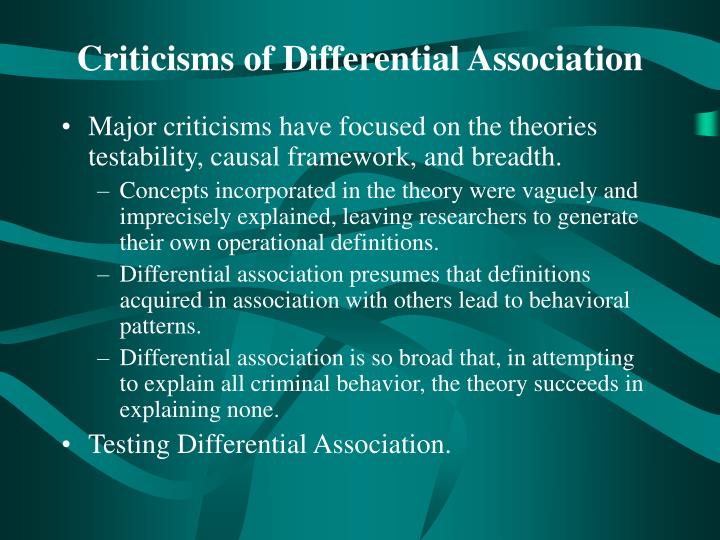 differential association