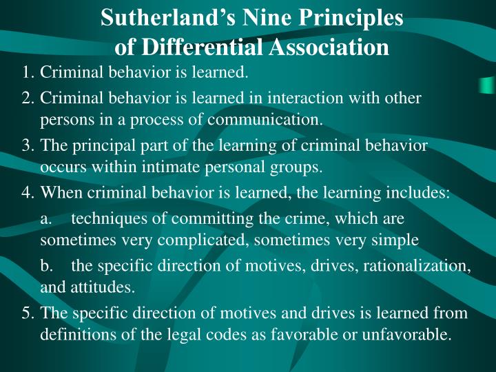 an examination of the edwin sutherlands theory of differential association Compare prices with cheap auto insurance to find the best deals this site makes it easy to start saving money right away with your next policy i can't get cheap car insurance. an examination of the edwin sutherlands theory of differential association Compare prices with cheap auto insurance to find the best deals this site makes it easy to start saving money right away with your next policy i can't get cheap car insurance.