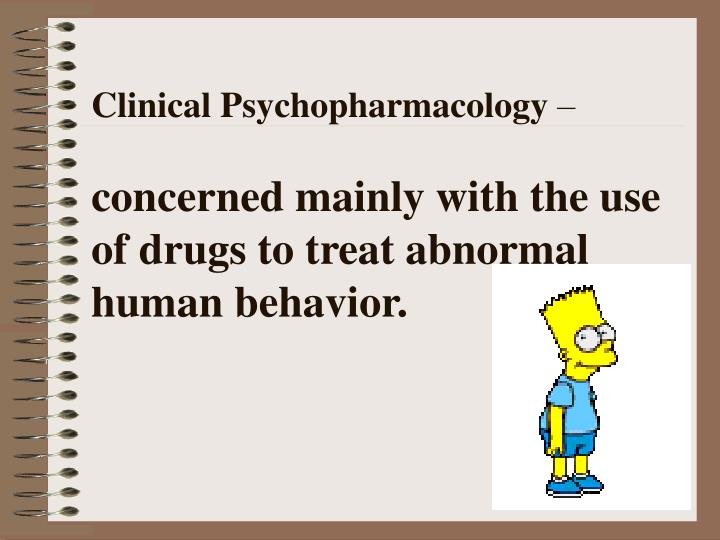basics of psychopharmacology After an introduction and overview, chapters cover: basics of psychopharmacology attention-deficit hyperactivity disorder mood disorders sleep. basics of psychopharmacology After an introduction and overview, chapters cover: basics of psychopharmacology attention-deficit hyperactivity disorder mood disorders sleep.