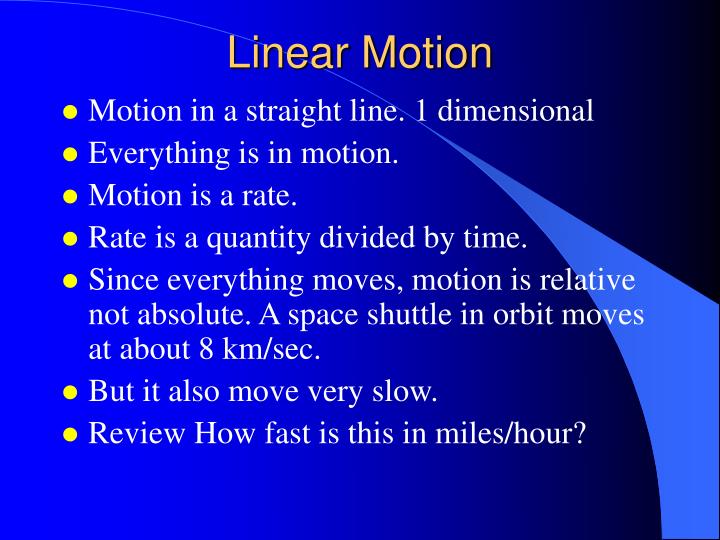 motion definition