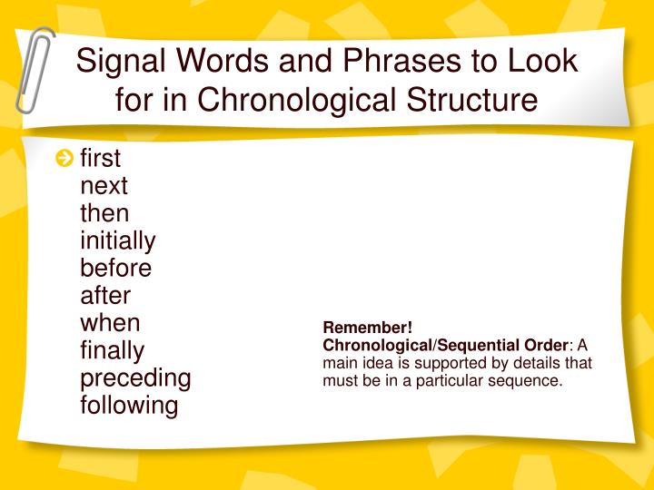 signal words for sequential order signal words for sequential order