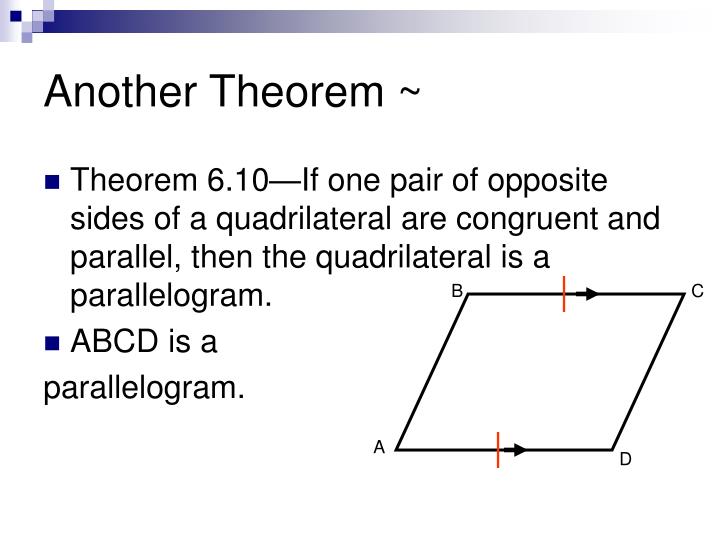 PPT - 6.3 Proving Quadrilaterals are Parallelograms ...