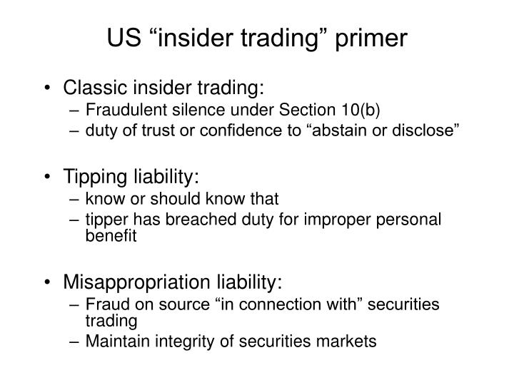 effects of insider trading in the stock market