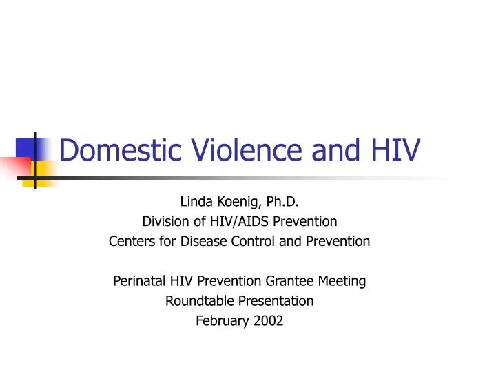 Domestic Violence Presentation domestic violence powerpoint presentation