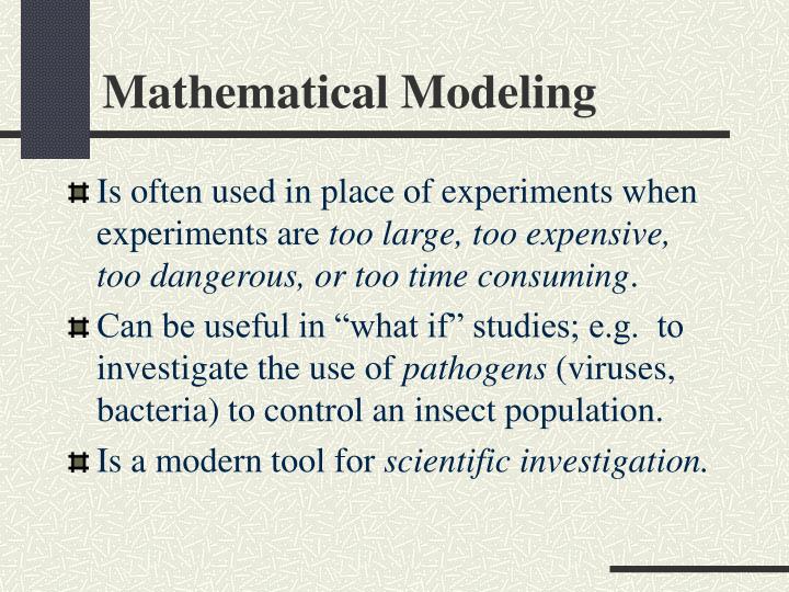 Ppt Mathematical Modeling Powerpoint Presentation Id1265193 1313