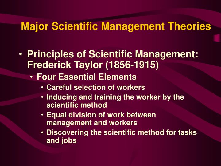 frederick taylor s four principles of managment and contribute frederick taylor s four principles of managment and contribute