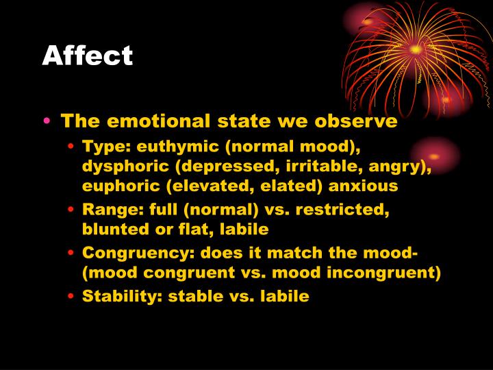 blunted affect vs flat affect