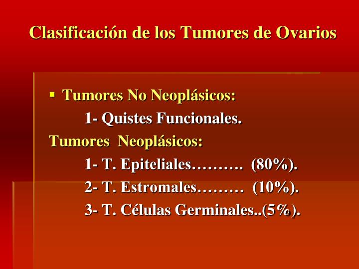 PPT - Tumores De Ovario PowerPoint Presentation - ID:1277328