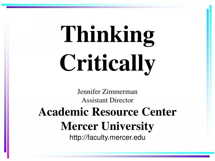 thinking critically essay thinking critically essay