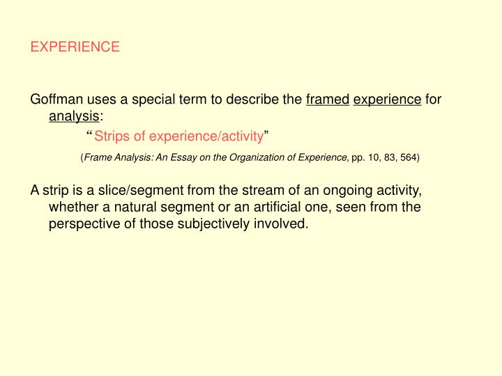 dramaturgical theory essay This article will provide an overview of dramaturgical analysis the article outlines the theory of erving goffman's analysis. dramaturgical theory essay This article will provide an overview of dramaturgical analysis the article outlines the theory of erving goffman's analysis.