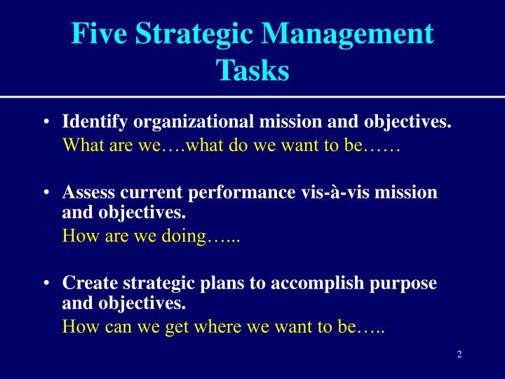 identify the strategic direction of an The process of deciding on a strategic direction by defining a company's mission and goals, its external opportunities and threats, and its internal strengths and weaknesses strategy implementation the process of devising structures and allocating resources to enact the strategy a company has chosen. identify the strategic direction of an The process of deciding on a strategic direction by defining a company's mission and goals, its external opportunities and threats, and its internal strengths and weaknesses strategy implementation the process of devising structures and allocating resources to enact the strategy a company has chosen.