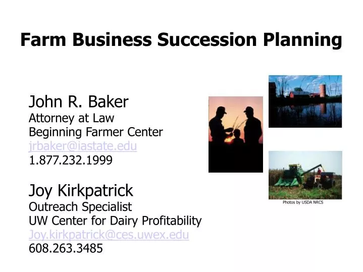 Business Plan Farming