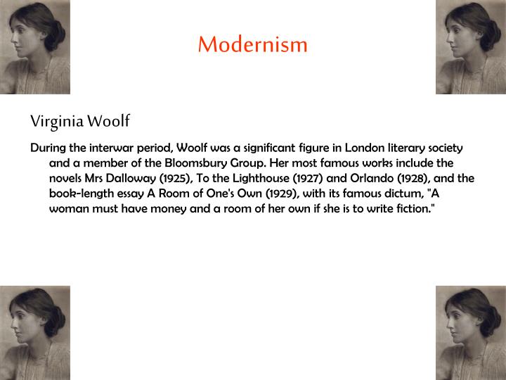Essays modernism