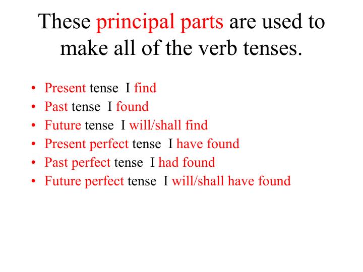 ppt-the-principal-parts-of-verbs-powerpoint-presentation-id-1306214