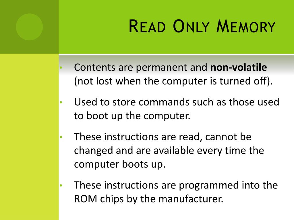 read only memory pictures