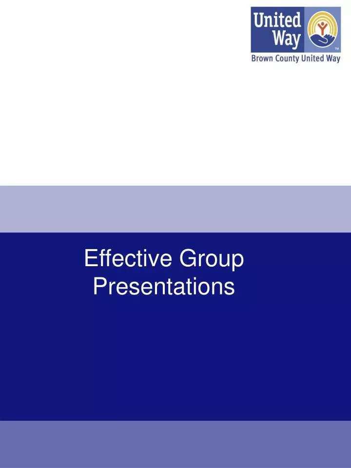 Effective Group Presentations 22