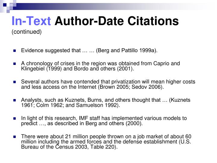 chicago style citation author date example