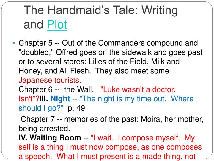 the handmaids tale 13 essay This extensive presentation covers two chapters it is beautifully illustrated and very engaging for the students this presentation is structured with a starter, a reading task, summary and analysis questions, a structured writing/essay writing task (pea. the handmaids tale 13 essay This extensive presentation covers two chapters it is beautifully illustrated and very engaging for the students this presentation is structured with a starter, a reading task, summary and analysis questions, a structured writing/essay writing task (pea.