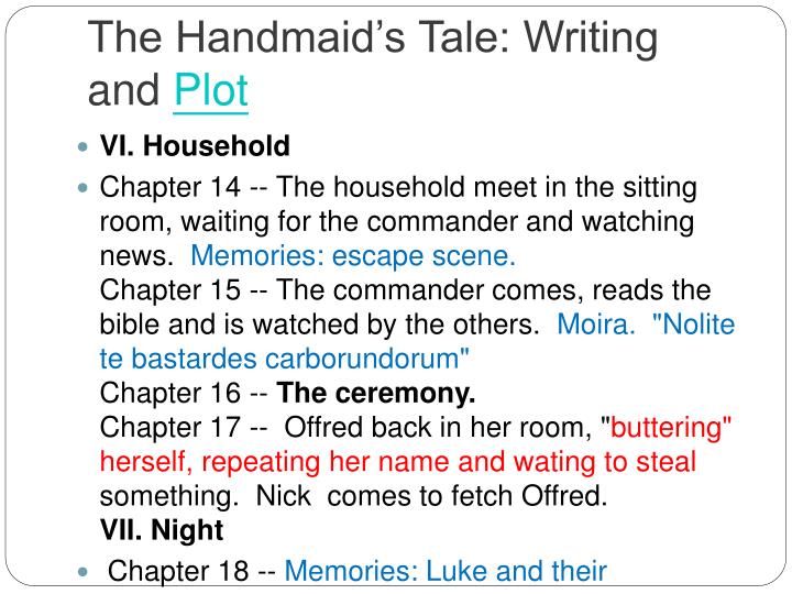 handmaid tale creative writing