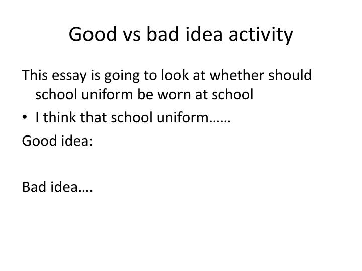 school uniforms debate essay
