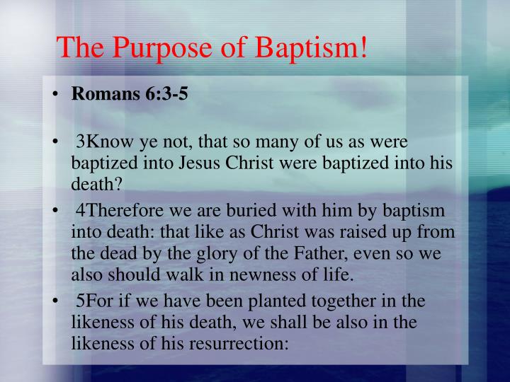 PPT - Baptism PowerPoint Presentation - ID:1358087