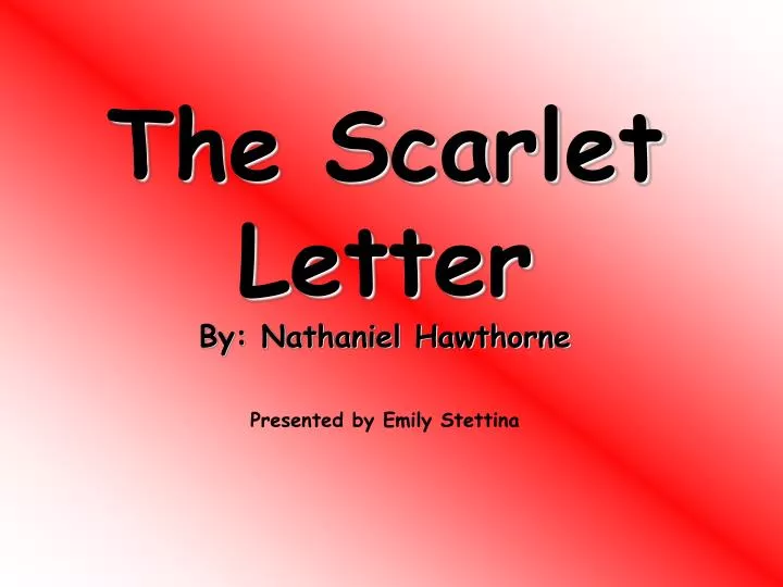 The Scarlet Letter Essay Topics